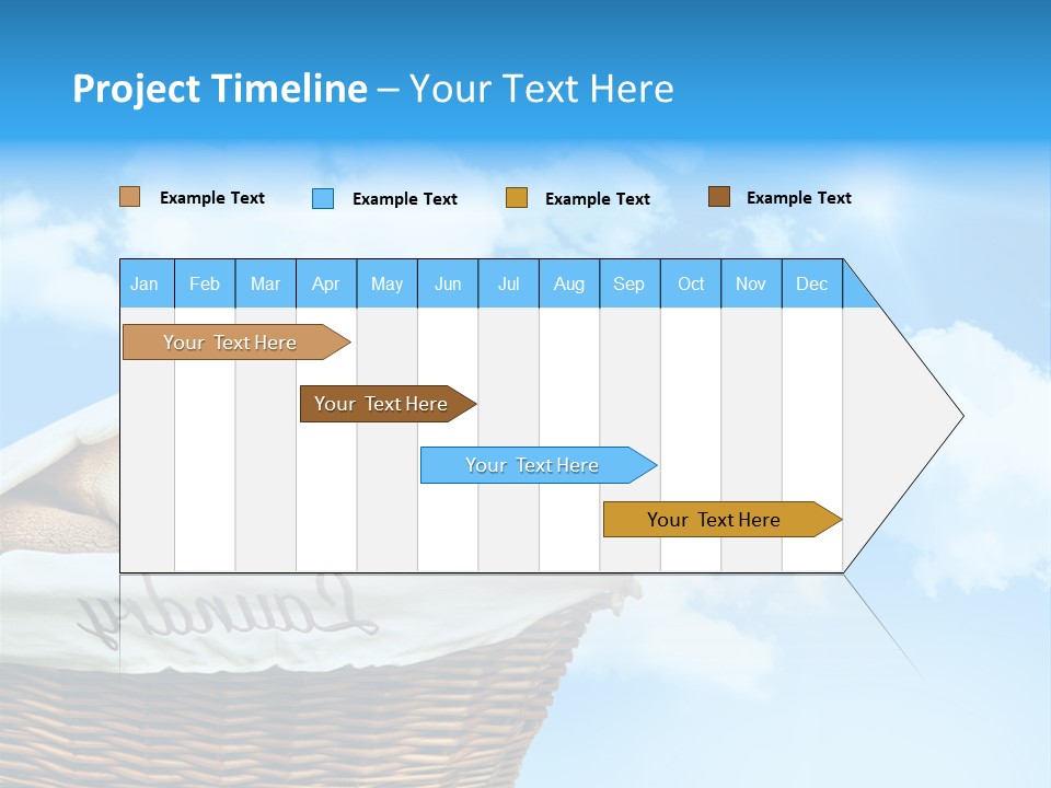 Housework Press Towel PowerPoint Template