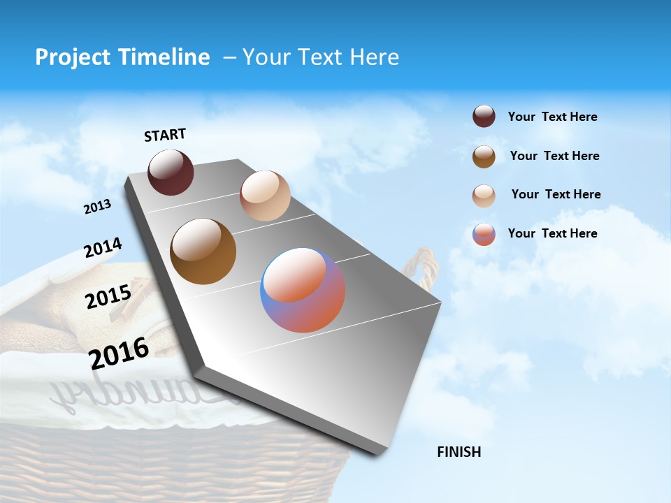 Housework Press Towel PowerPoint Template