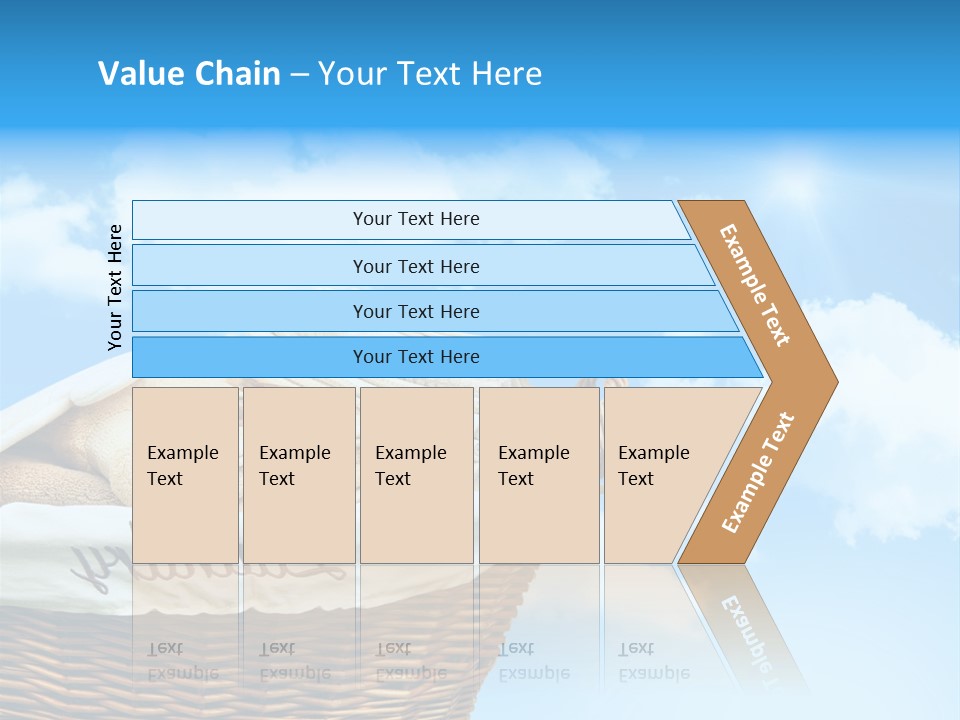Housework Press Towel PowerPoint Template