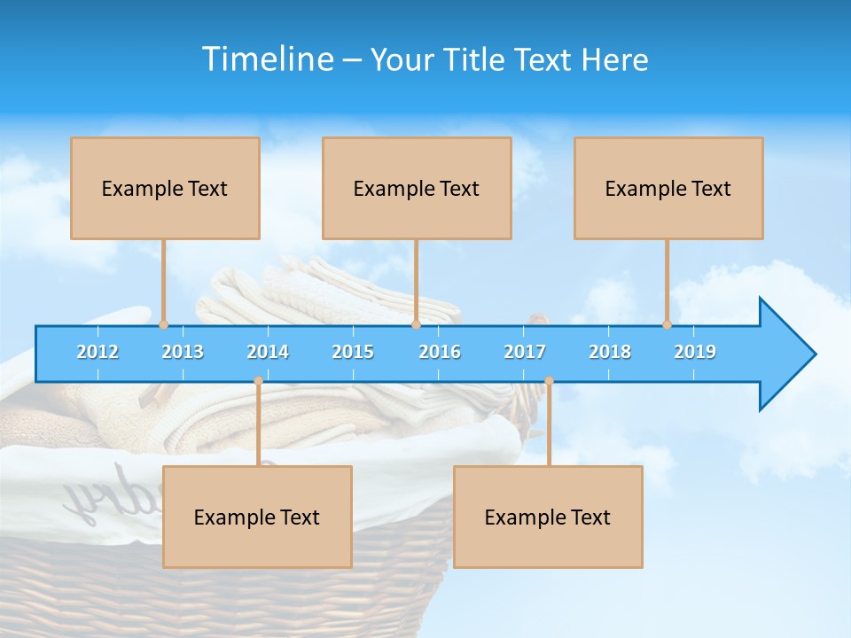 Housework Press Towel PowerPoint Template