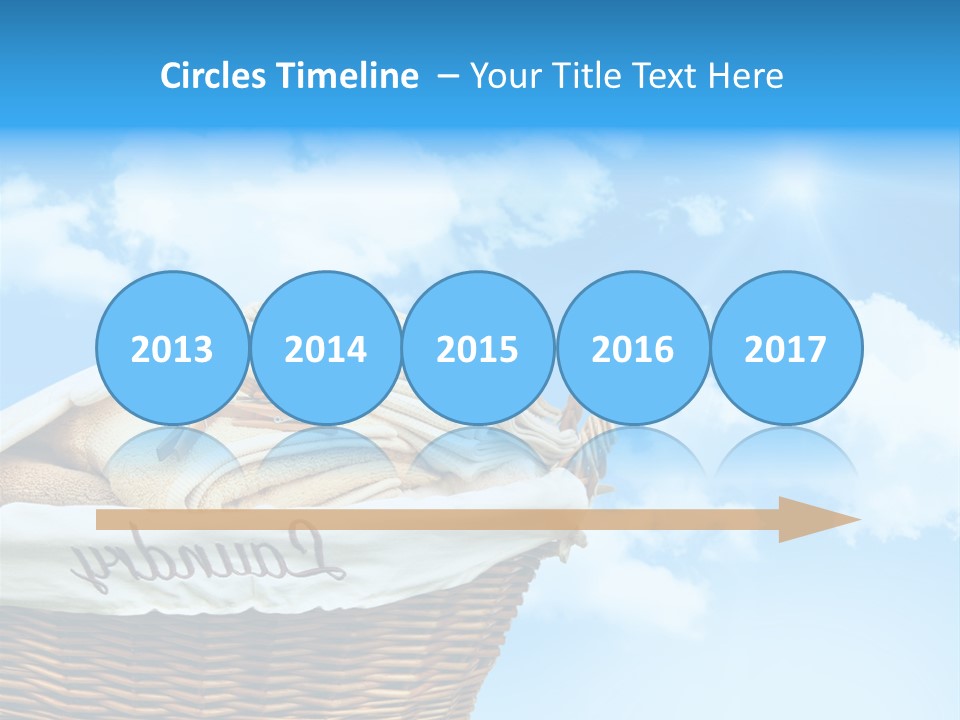 Housework Press Towel PowerPoint Template