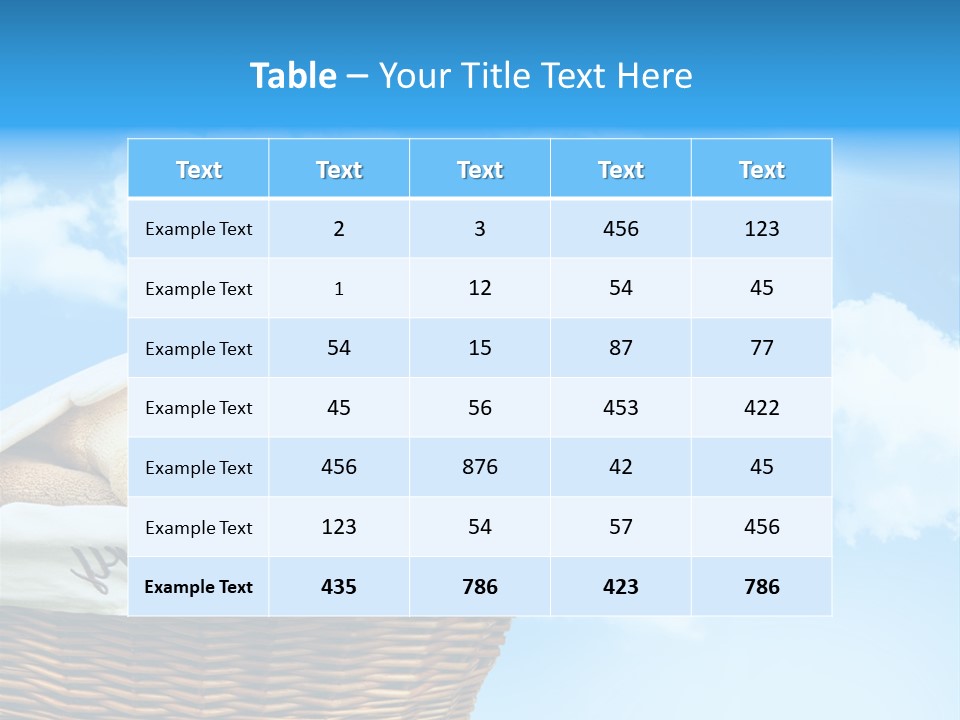 Housework Press Towel PowerPoint Template