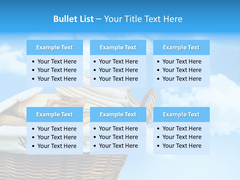 Housework Press Towel PowerPoint Template