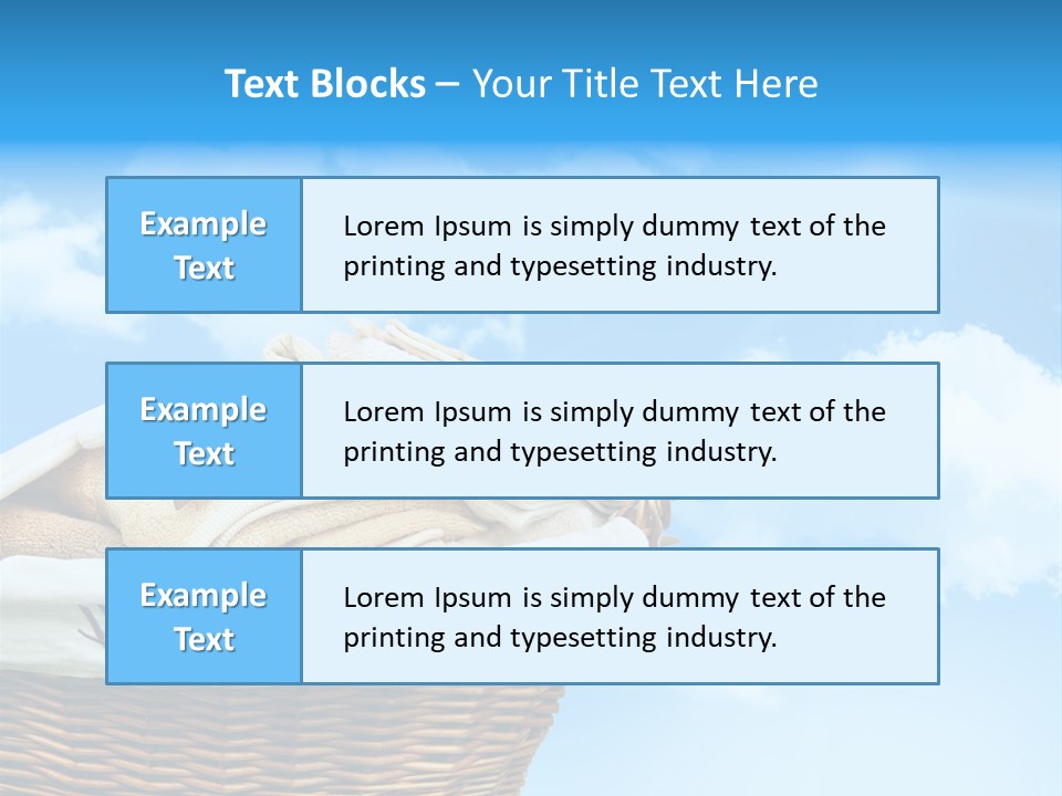 Housework Press Towel PowerPoint Template