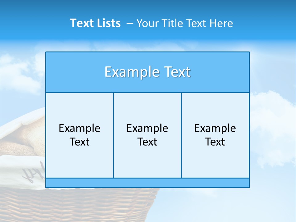 Housework Press Towel PowerPoint Template