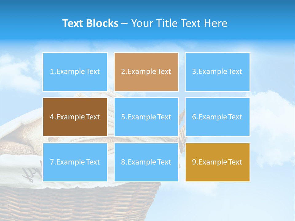 Housework Press Towel PowerPoint Template