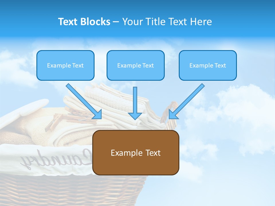 Housework Press Towel PowerPoint Template