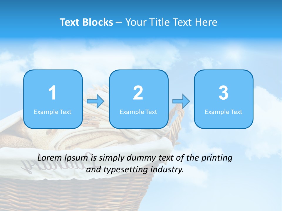 Housework Press Towel PowerPoint Template