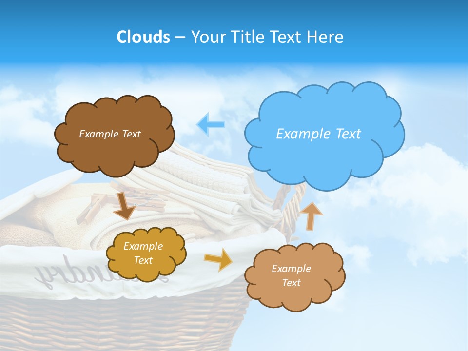 Housework Press Towel PowerPoint Template