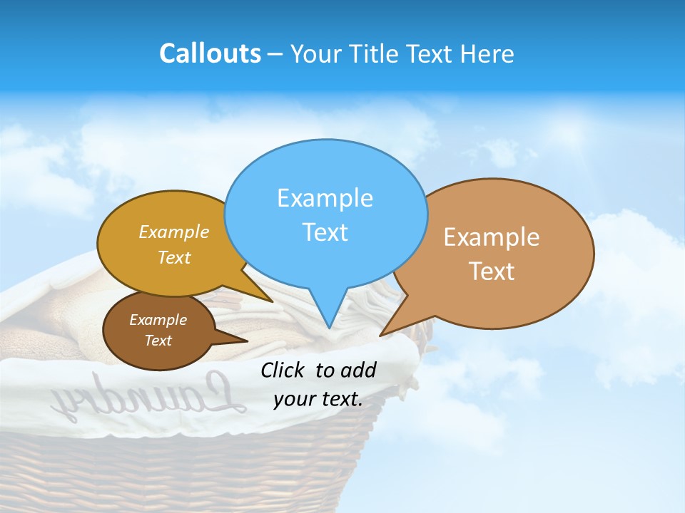 Housework Press Towel PowerPoint Template