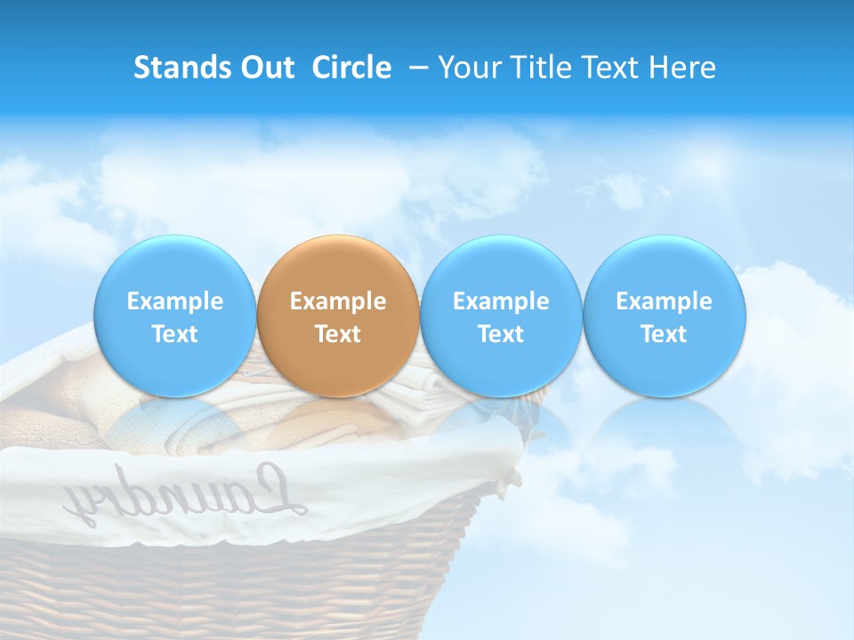 Housework Press Towel PowerPoint Template