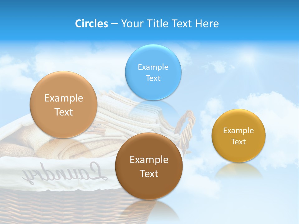 Housework Press Towel PowerPoint Template