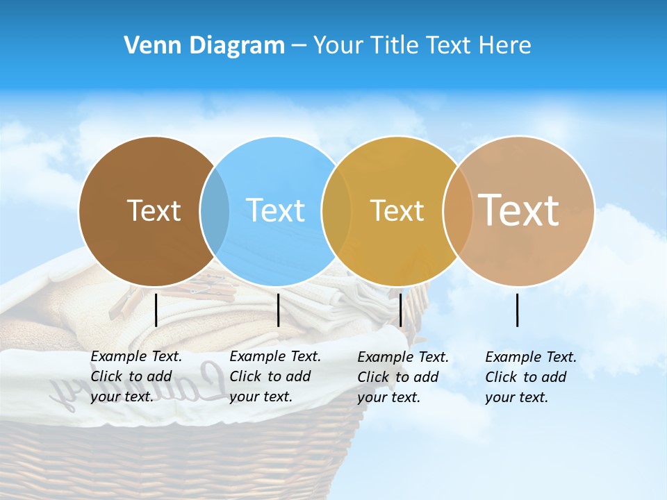 Housework Press Towel PowerPoint Template