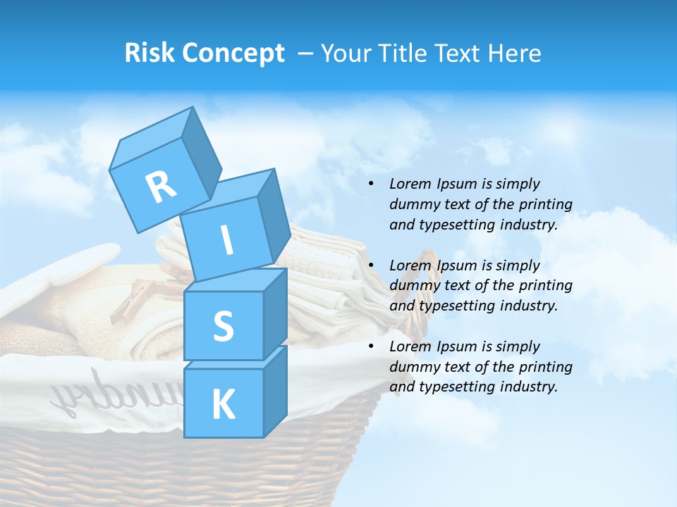 Housework Press Towel PowerPoint Template