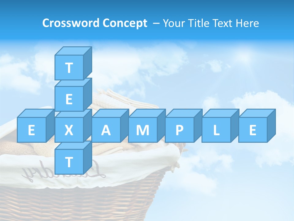 Housework Press Towel PowerPoint Template