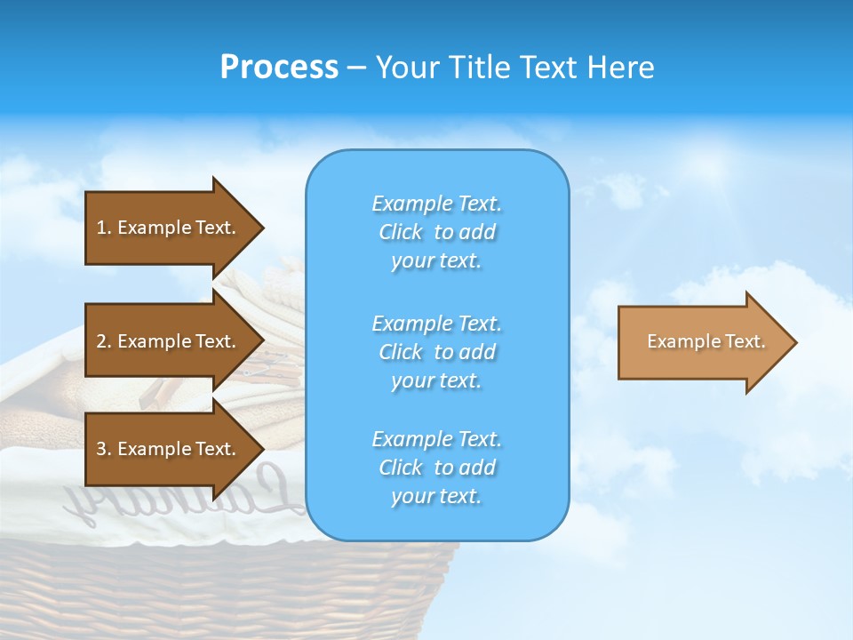 Housework Press Towel PowerPoint Template