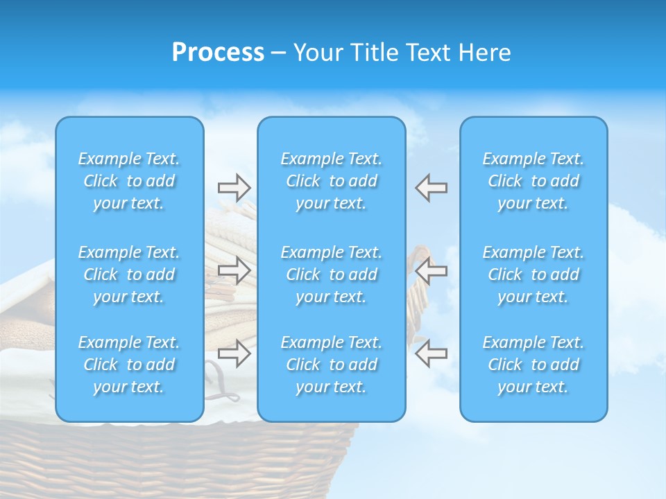 Housework Press Towel PowerPoint Template