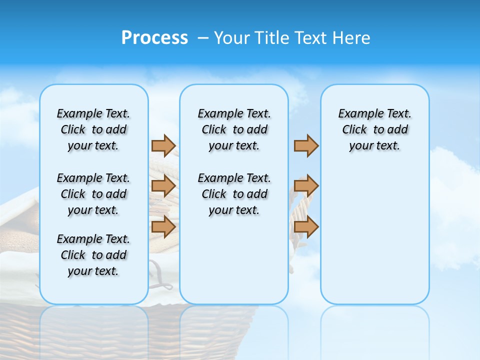 Housework Press Towel PowerPoint Template