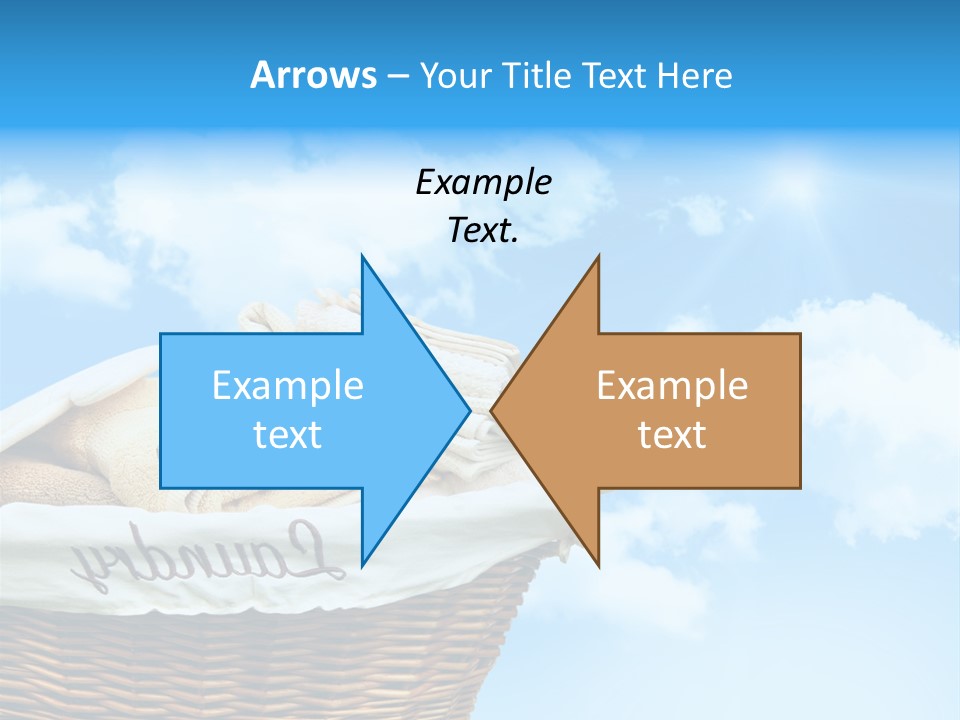 Housework Press Towel PowerPoint Template