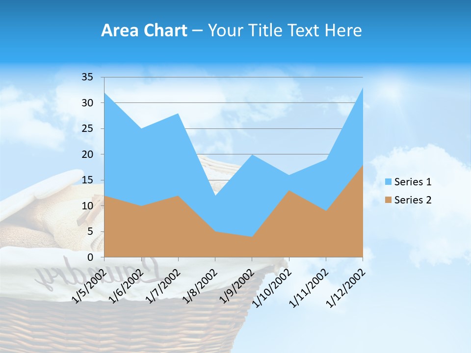 Housework Press Towel PowerPoint Template
