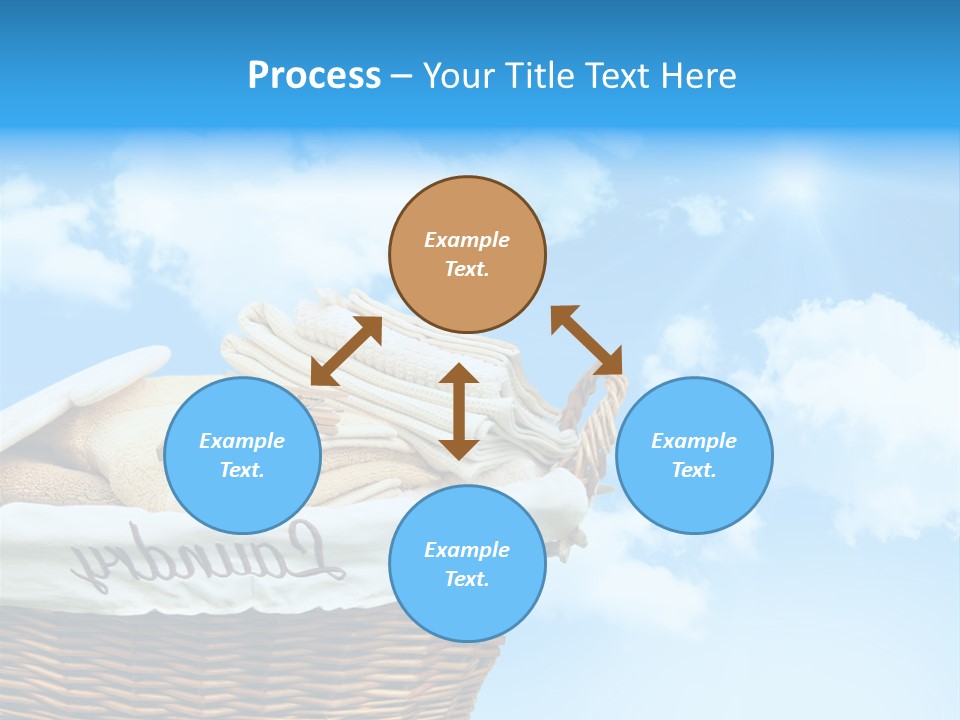 Housework Press Towel PowerPoint Template