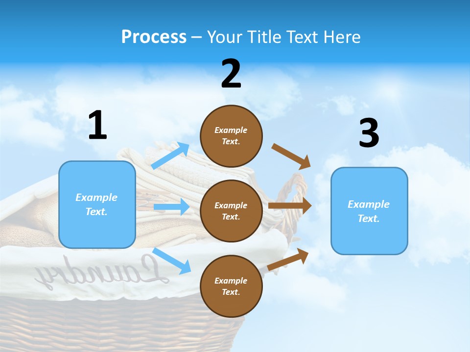 Housework Press Towel PowerPoint Template