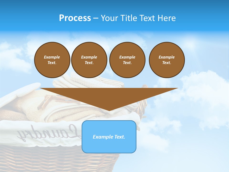 Housework Press Towel PowerPoint Template