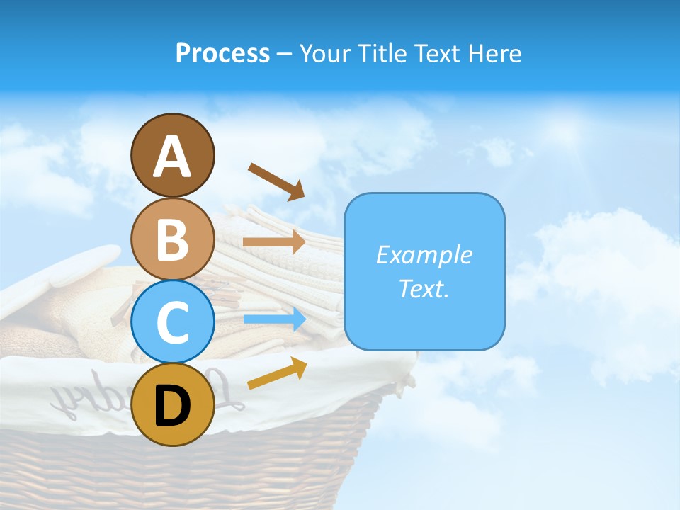 Housework Press Towel PowerPoint Template