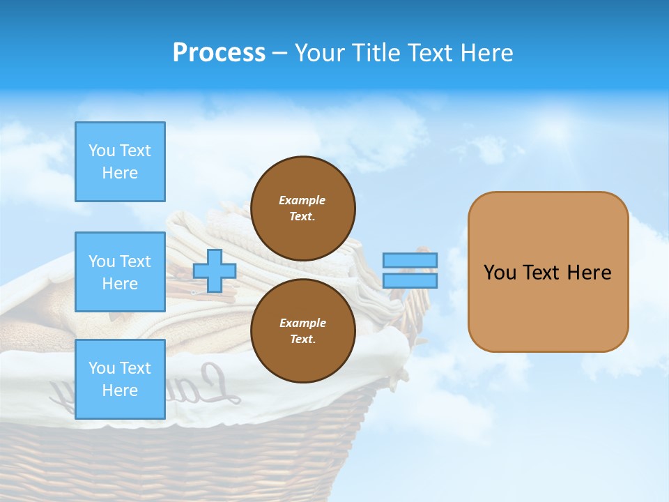 Housework Press Towel PowerPoint Template