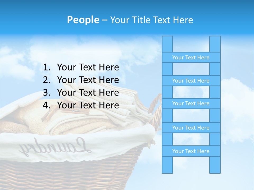 Housework Press Towel PowerPoint Template