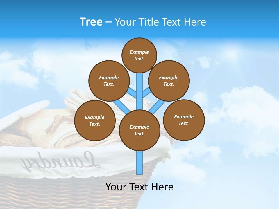 Housework Press Towel PowerPoint Template