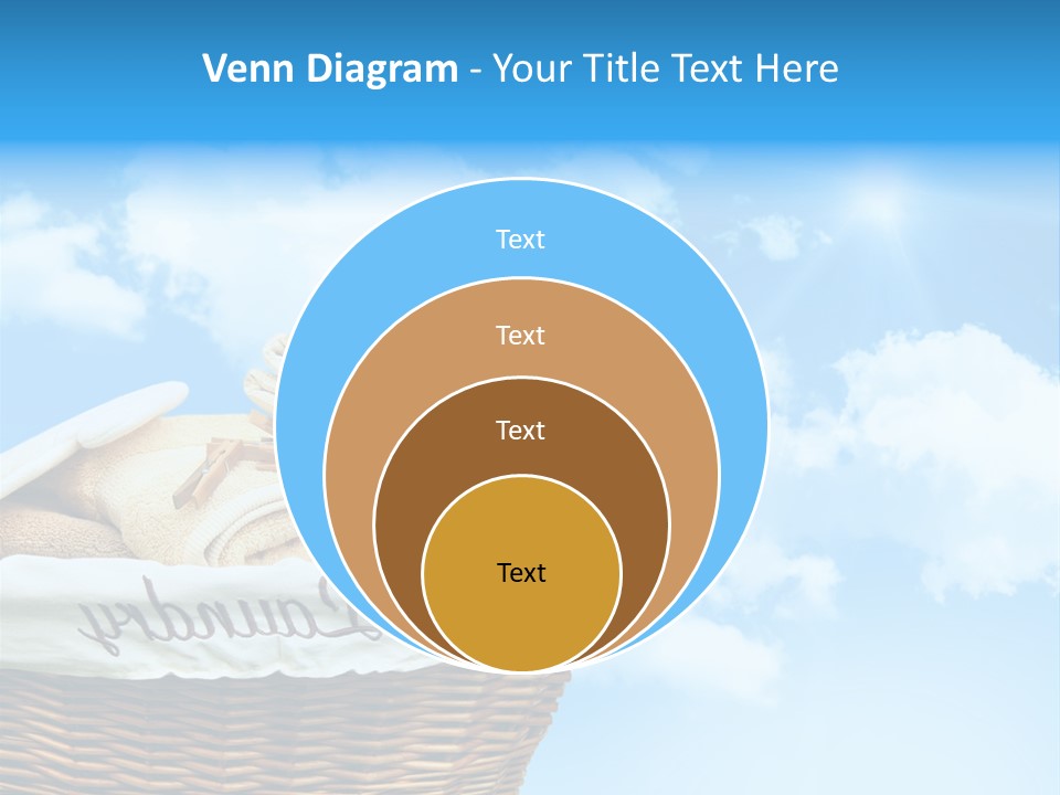 Housework Press Towel PowerPoint Template