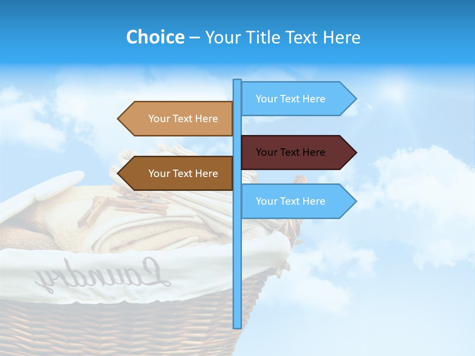 Housework Press Towel PowerPoint Template