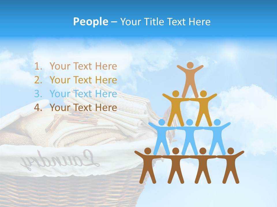 Housework Press Towel PowerPoint Template