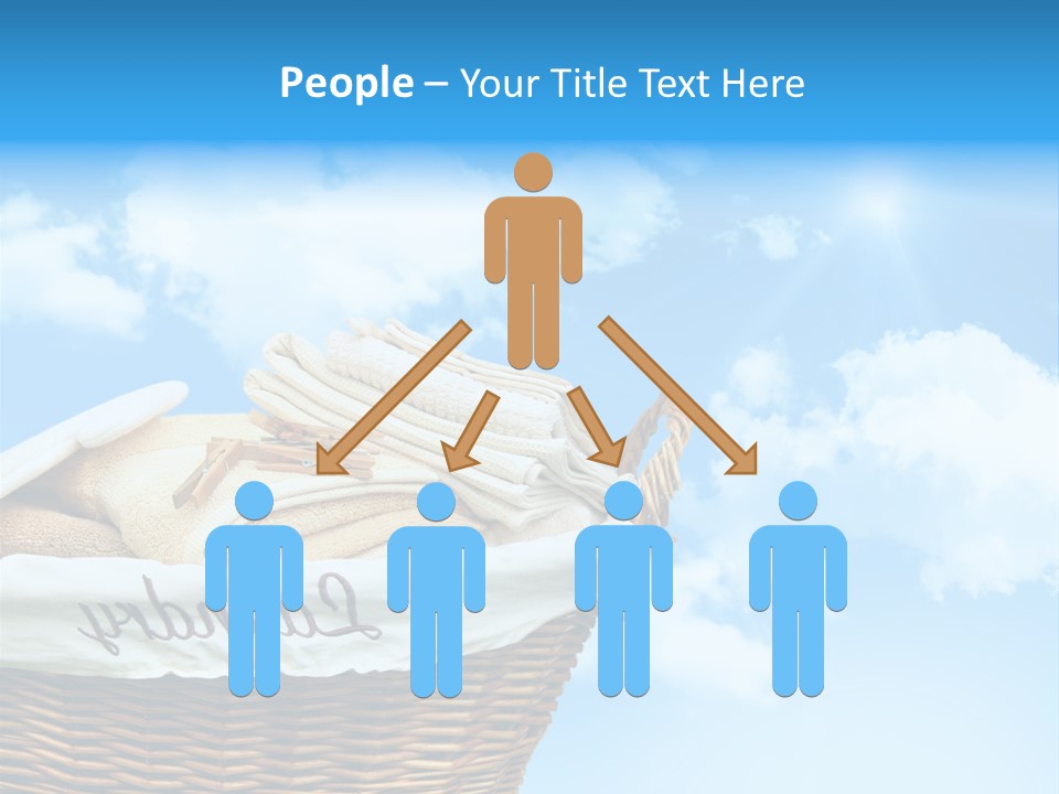 Housework Press Towel PowerPoint Template