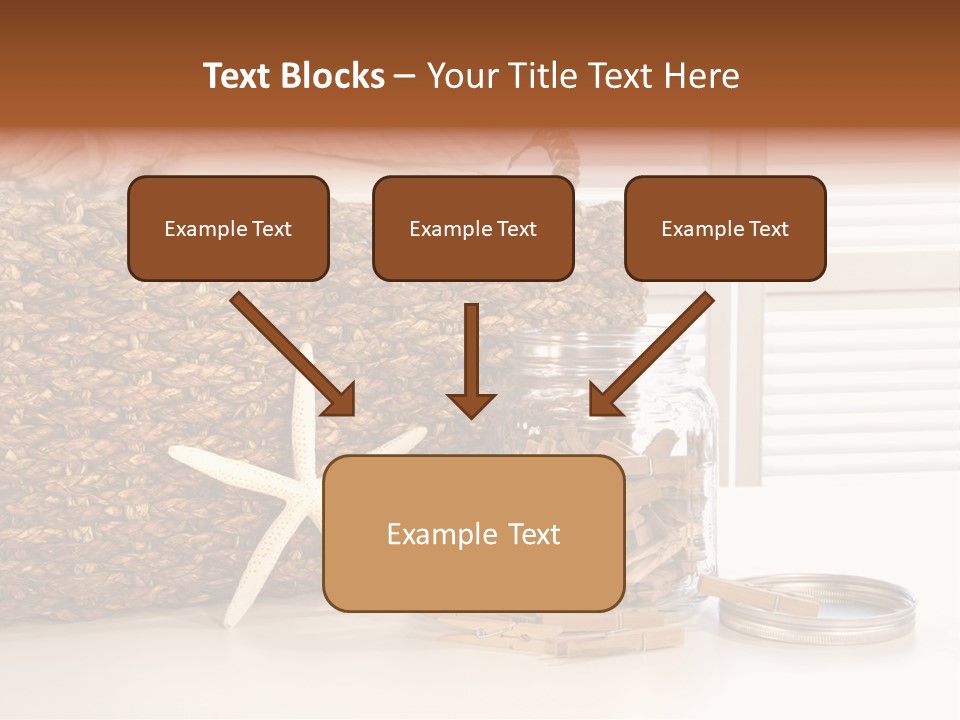 Objects Cloth Starfish PowerPoint Template