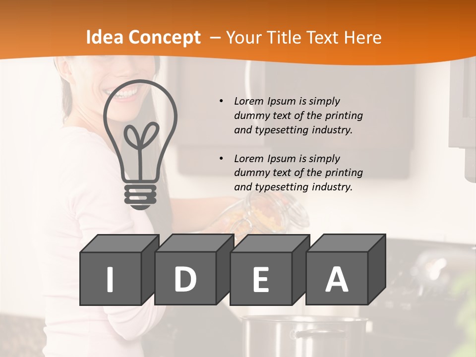 Supper House Happy PowerPoint Template