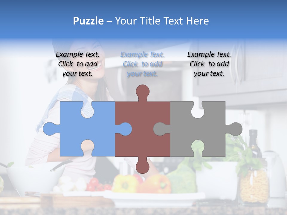 Health House Looking PowerPoint Template