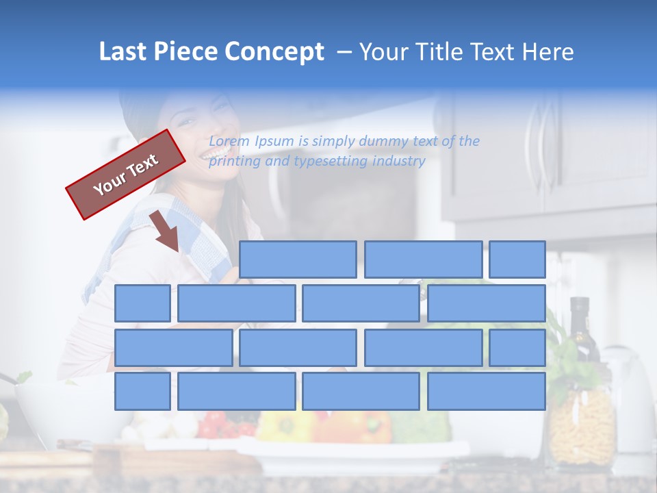 Health House Looking PowerPoint Template