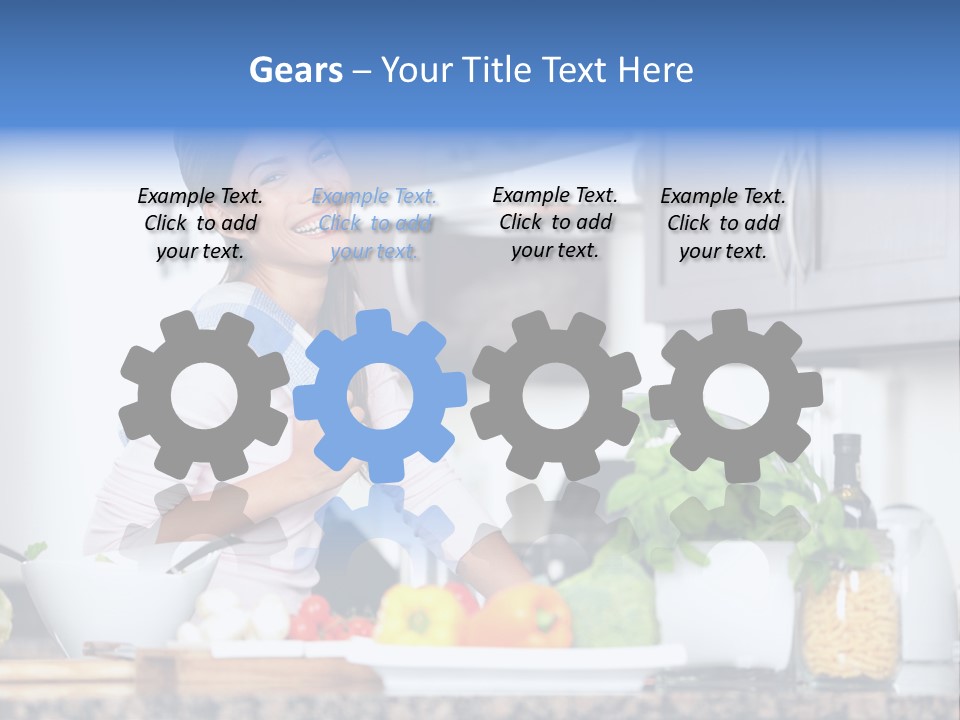 Health House Looking PowerPoint Template