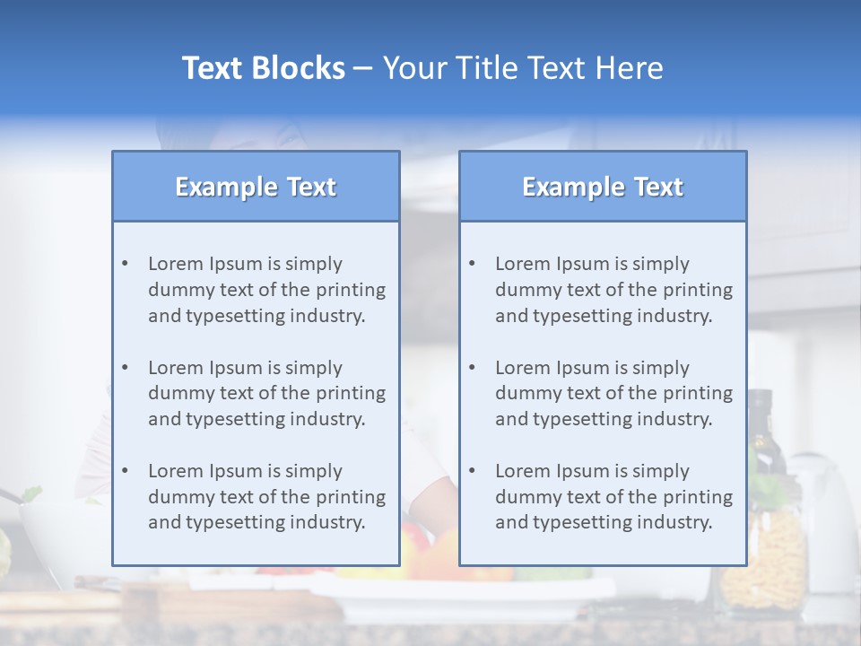 Health House Looking PowerPoint Template