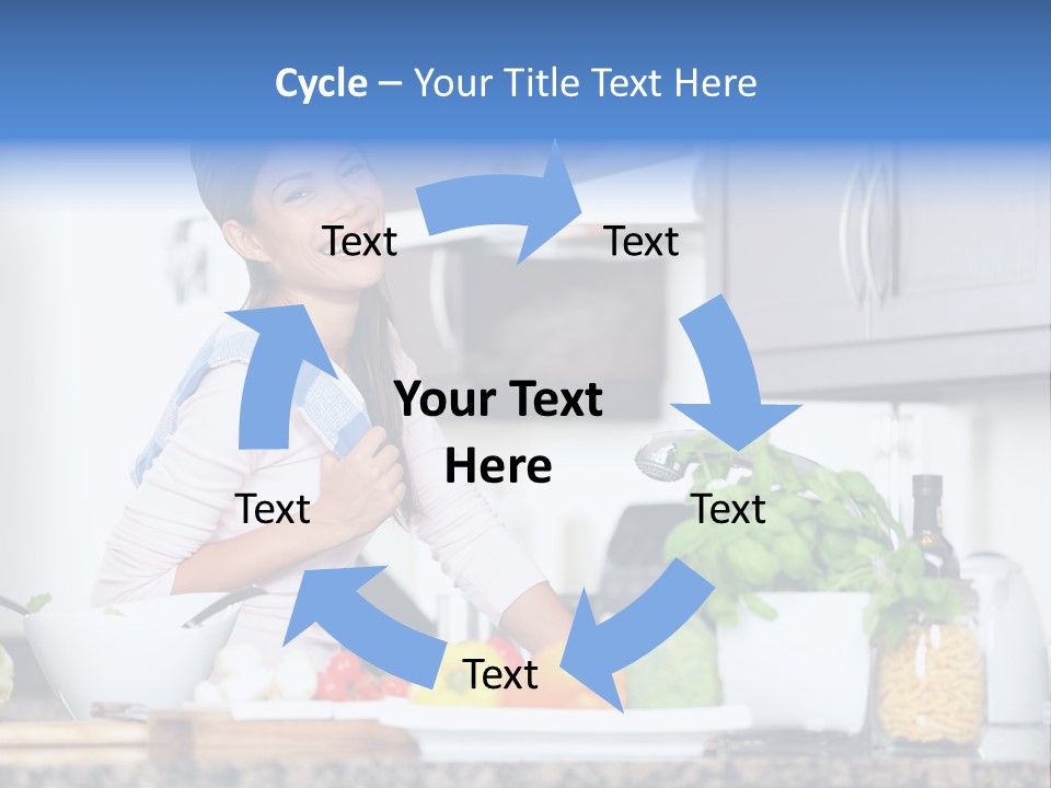Health House Looking PowerPoint Template