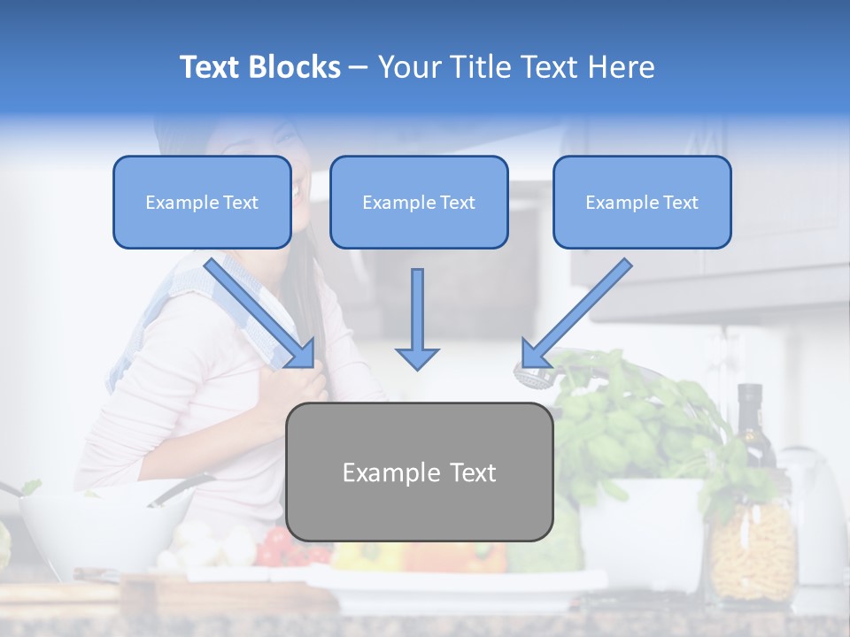Health House Looking PowerPoint Template