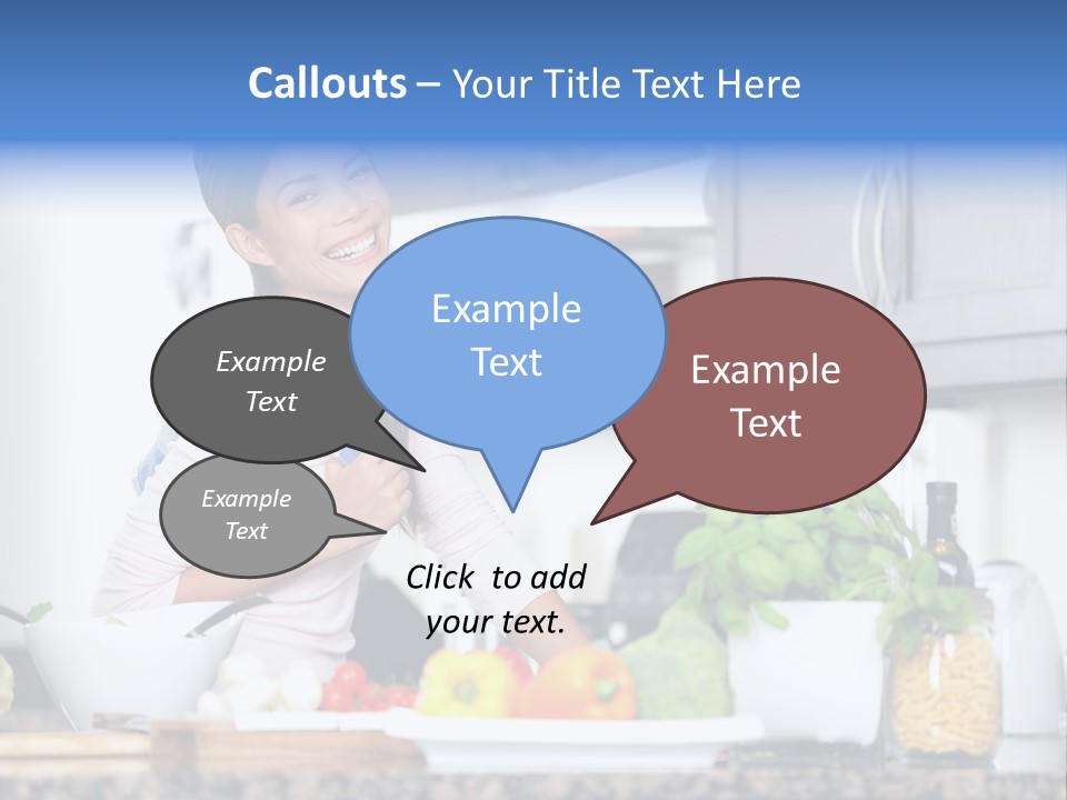 Health House Looking PowerPoint Template