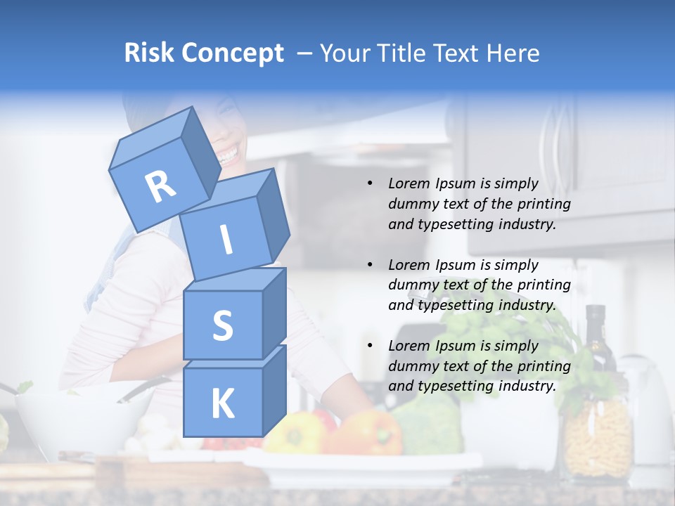 Health House Looking PowerPoint Template