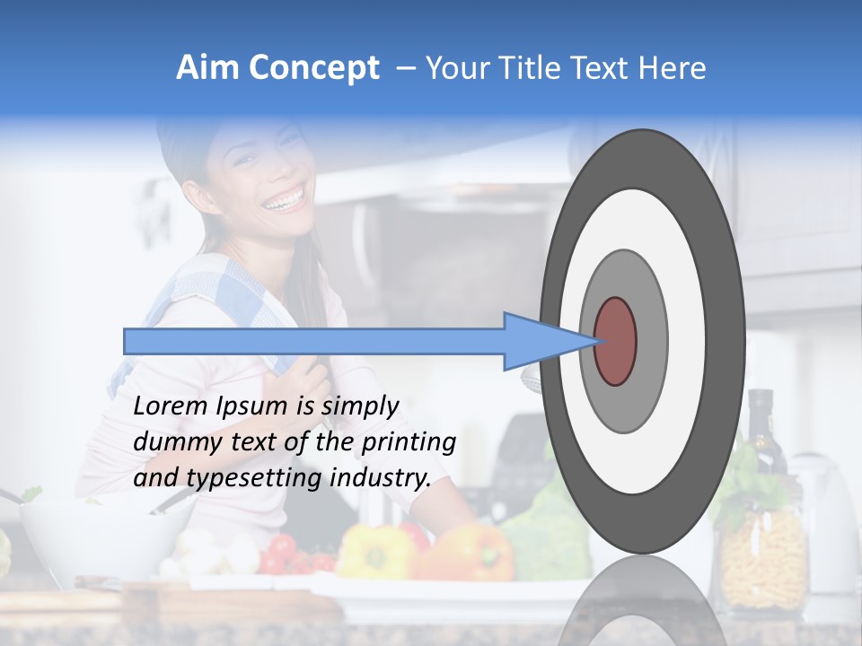 Health House Looking PowerPoint Template