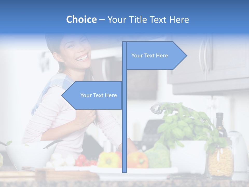 Health House Looking PowerPoint Template