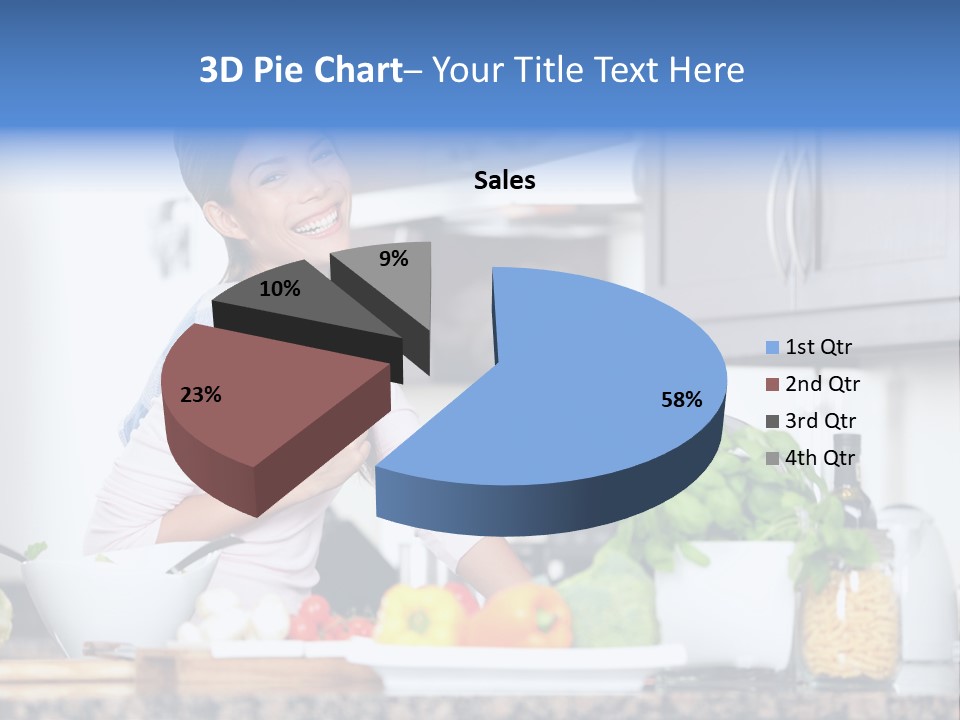 Health House Looking PowerPoint Template