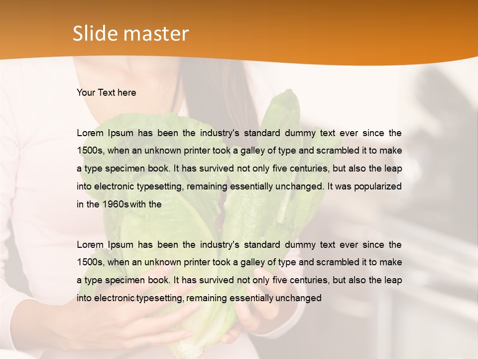 Chinese  Vegetable PowerPoint Template
