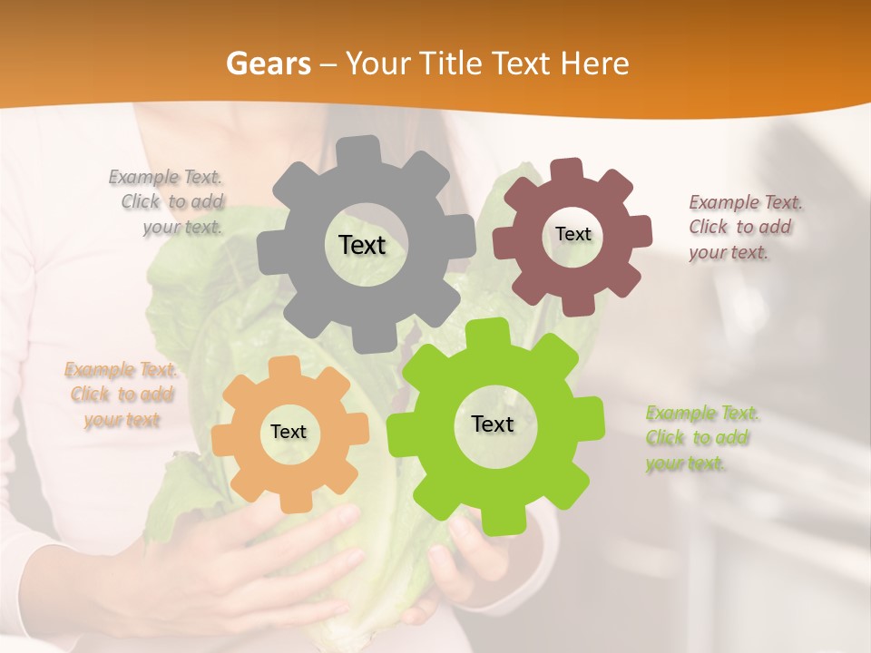 Chinese  Vegetable PowerPoint Template